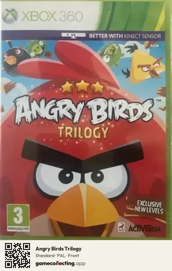 Angry Birds Trilogy Xbox 360, PAL box front