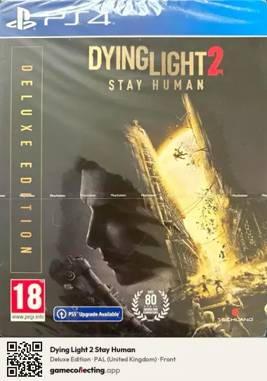 Dying Light 2 Stay Human PlayStation 4, United Kingdom box front