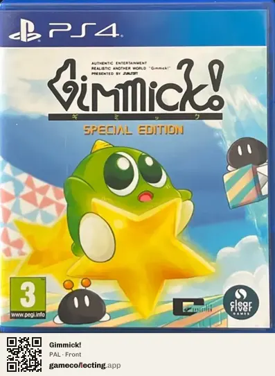 Gimmick! PlayStation 4, PAL box front