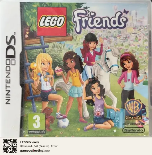 LEGO Friends Nintendo DS, France box front