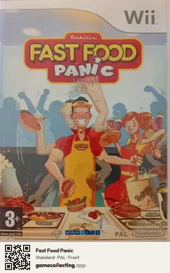 Fast Food Panic Nintendo Wii, PAL box front