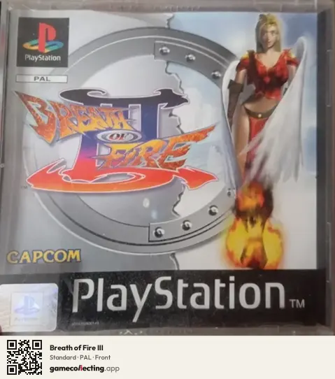 Breath of Fire III PlayStation, PAL box front