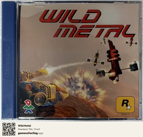 Wild Metal Sega Dreamcast, PAL box front