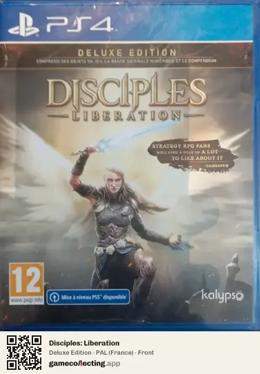 Disciples: Liberation PlayStation 4, France box front