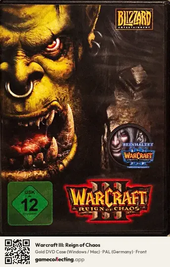 Warcraft III: Reign of Chaos Computer, Germany box front