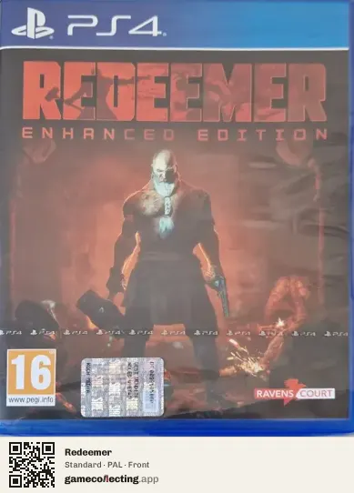 Redeemer PlayStation 4, PAL box front