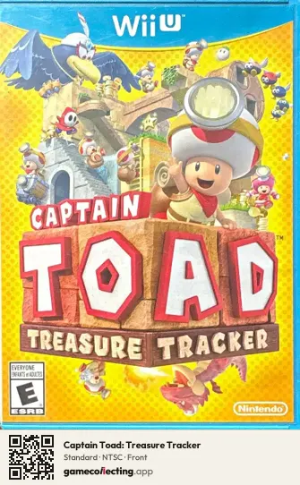Captain Toad: Treasure Tracker Nintendo Wii U, NTSC box front