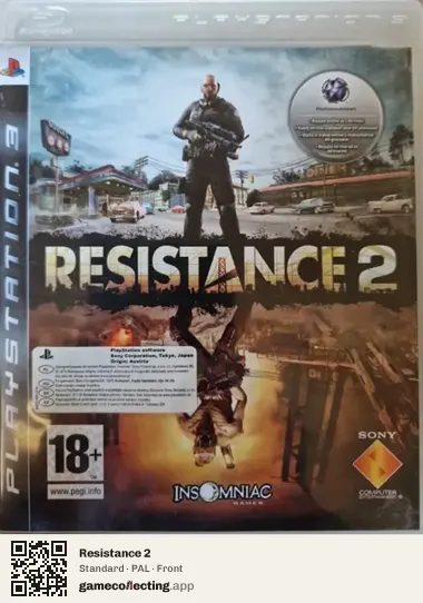 Resistance 2 PlayStation 3, PAL box front