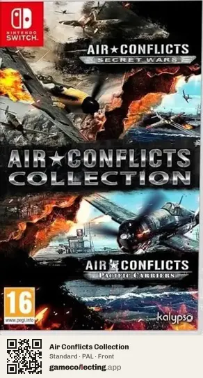 Air Conflicts Collection Nintendo Switch, PAL box front