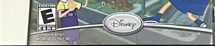 Phineas and Ferb, the ESRB box on its front