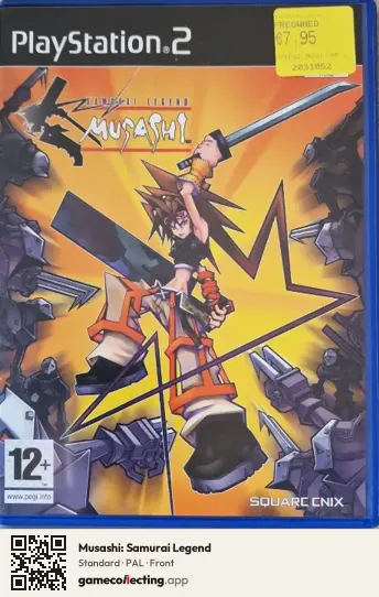 Musashi: Samurai Legend PlayStation 2, PAL box front