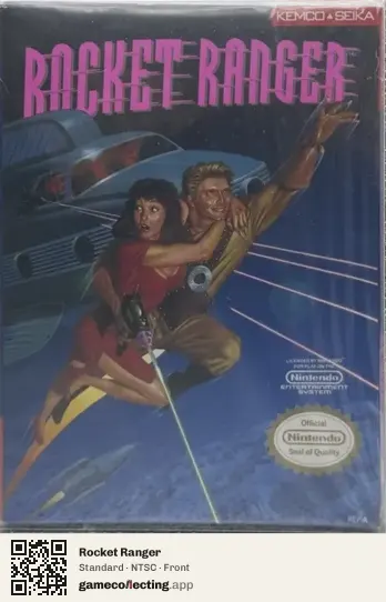 Rocket Ranger Nintendo Entertainment System, NTSC box front