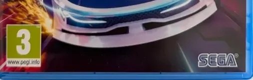 Sonic Racing: CrossWorlds, the PEGI square on its front