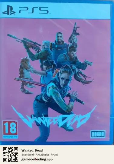Wanted: Dead PlayStation 5, Italy box front