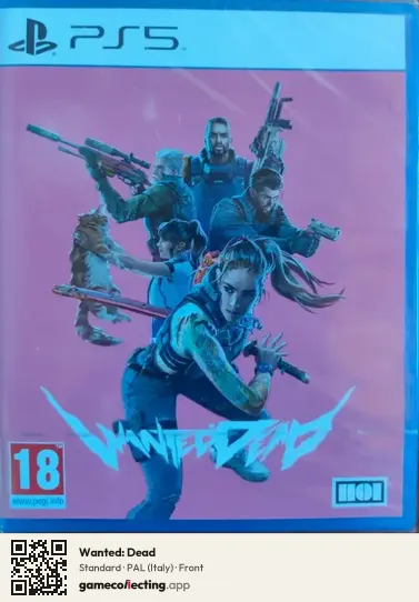 Wanted: Dead PlayStation 5, Italy box front
