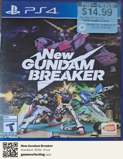 New Gundam Breaker PlayStation 4, NTSC box front