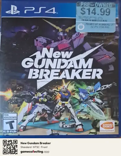 New Gundam Breaker PlayStation 4, NTSC box front