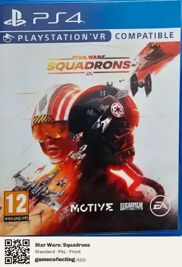 Star Wars: Squadrons PlayStation 4, PAL box front