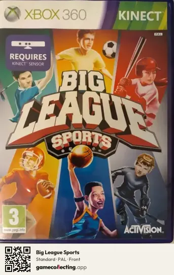 Big League Sports Xbox 360, PAL box front