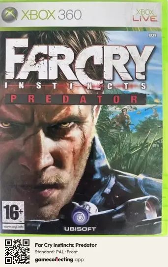 Far Cry Instincts: Predator Xbox 360, PAL box front