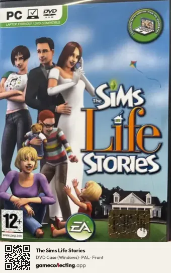 The Sims Life Stories Computer, PAL box front