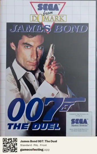 James Bond 007: The Duel Sega Master System, PAL box front