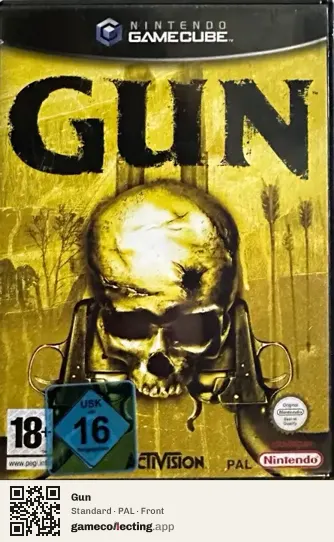 Gun Nintendo GameCube, PAL box front