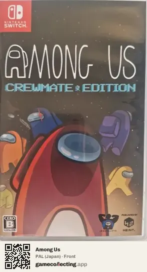 Among Us Nintendo Switch, Japan box front