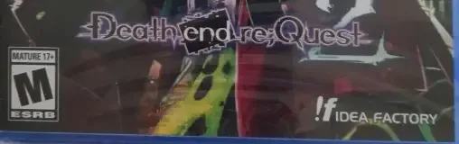 Death end re;Quest 2, the ESRB box on its front