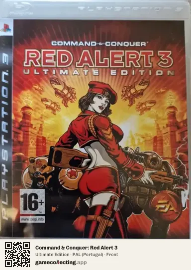 Command & Conquer: Red Alert 3 PlayStation 3, Portugal box front