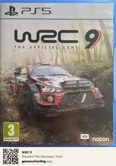 WRC 9 PlayStation 5, Germany box front