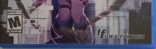 Death end re;Quest, the ESRB box on its front