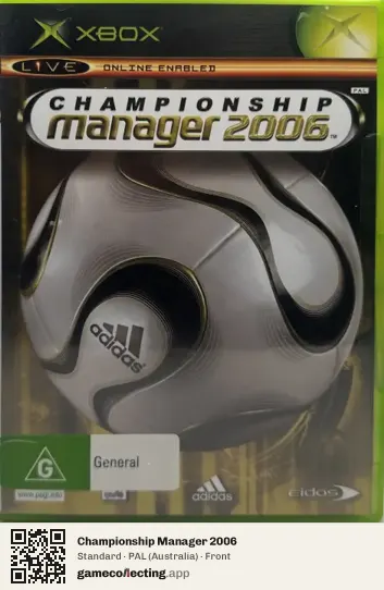 Championship Manager 2006 Xbox, Australia box front