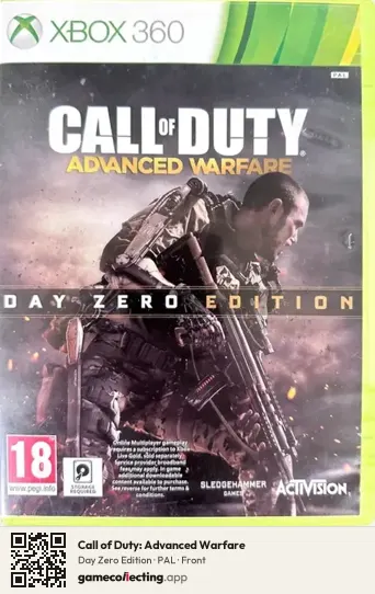 Call of Duty: Advanced Warfare Xbox 360, PAL box front