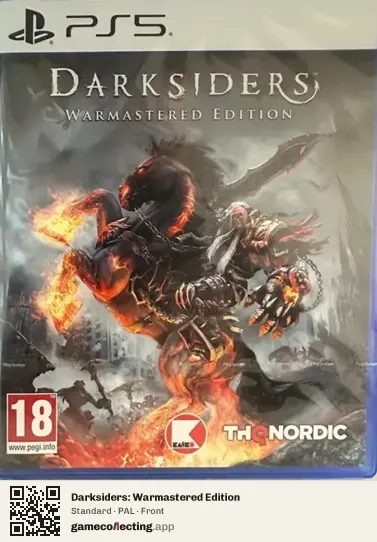 Darksiders: Warmastered Edition PlayStation 5, PAL box front
