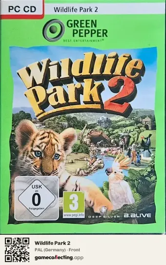 Wildlife Park 2 Computer, Germany box front