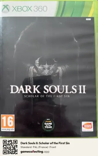 Dark Souls II: Scholar of the First Sin Xbox 360, France box front