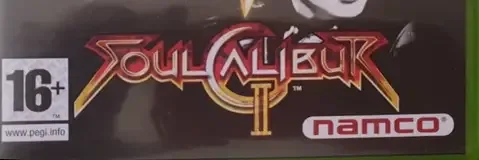 SoulCalibur II, the PEGI square on its front