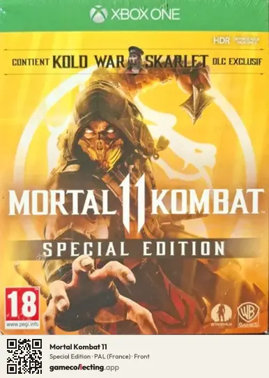 Mortal Kombat 11 Xbox One, France box front