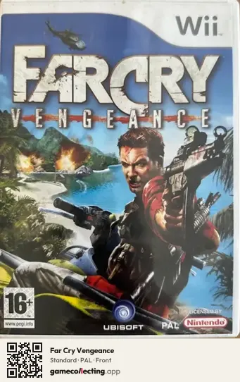 Far Cry Vengeance Nintendo Wii, PAL box front