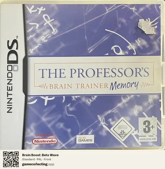 Brain Boost: Beta Wave Nintendo DS, PAL box front