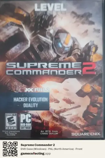 Supreme Commander 2 Computer, North America box front