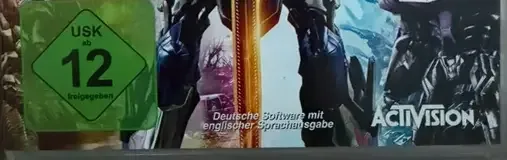 Transformers: Rise of the Dark Spark, the USK square on its front