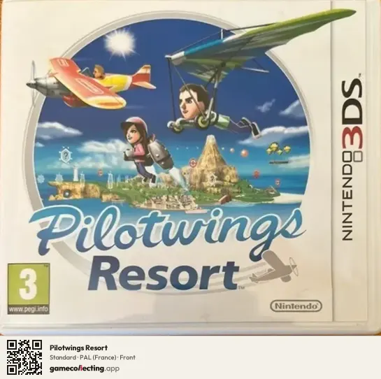 Pilotwings Resort Nintendo 3DS, France box front