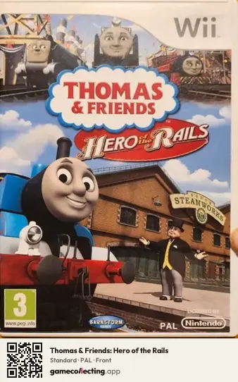 Thomas & Friends: Hero of the Rails Nintendo Wii, PAL box front