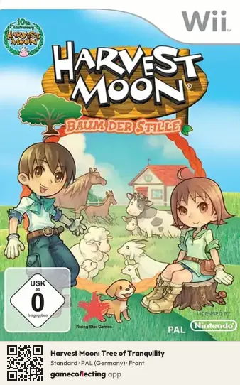 Harvest Moon: Tree of Tranquility Nintendo Wii, Germany box front