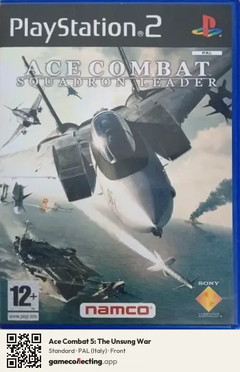 Ace Combat 5: The Unsung War PlayStation 2, Italy box front