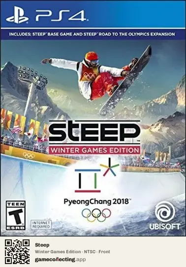 Steep PlayStation 4, NTSC box front