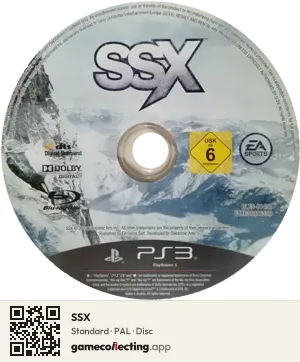 SSX PlayStation 3, PAL disc
