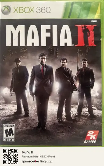 Mafia II Xbox 360, NTSC box front